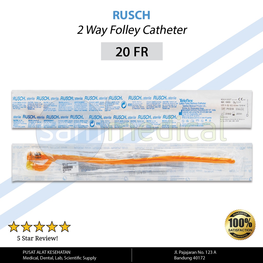 Rusch 2 Way Folley Catheter FR 20