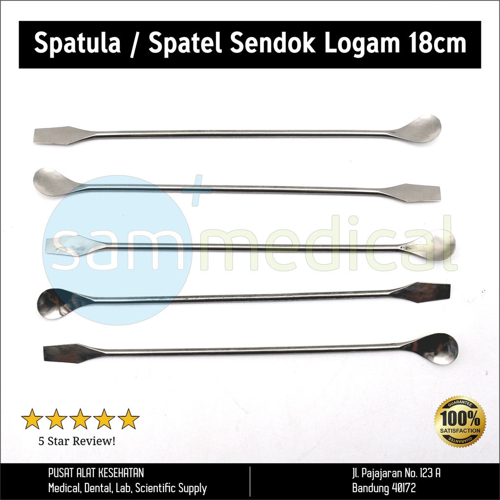 [00120152476] Lokal Spatel Logam 18cm