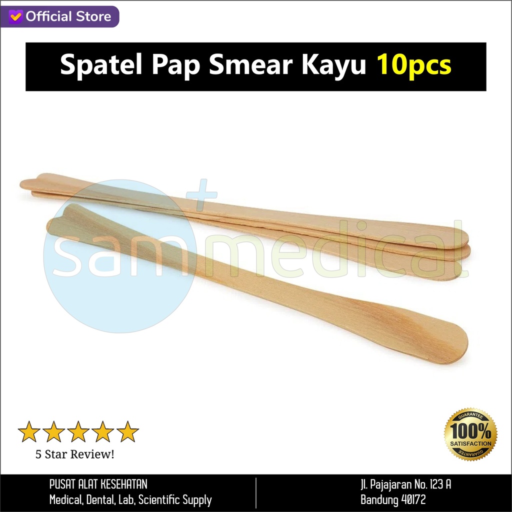 Spatel Pap Smear Kayu @pcs