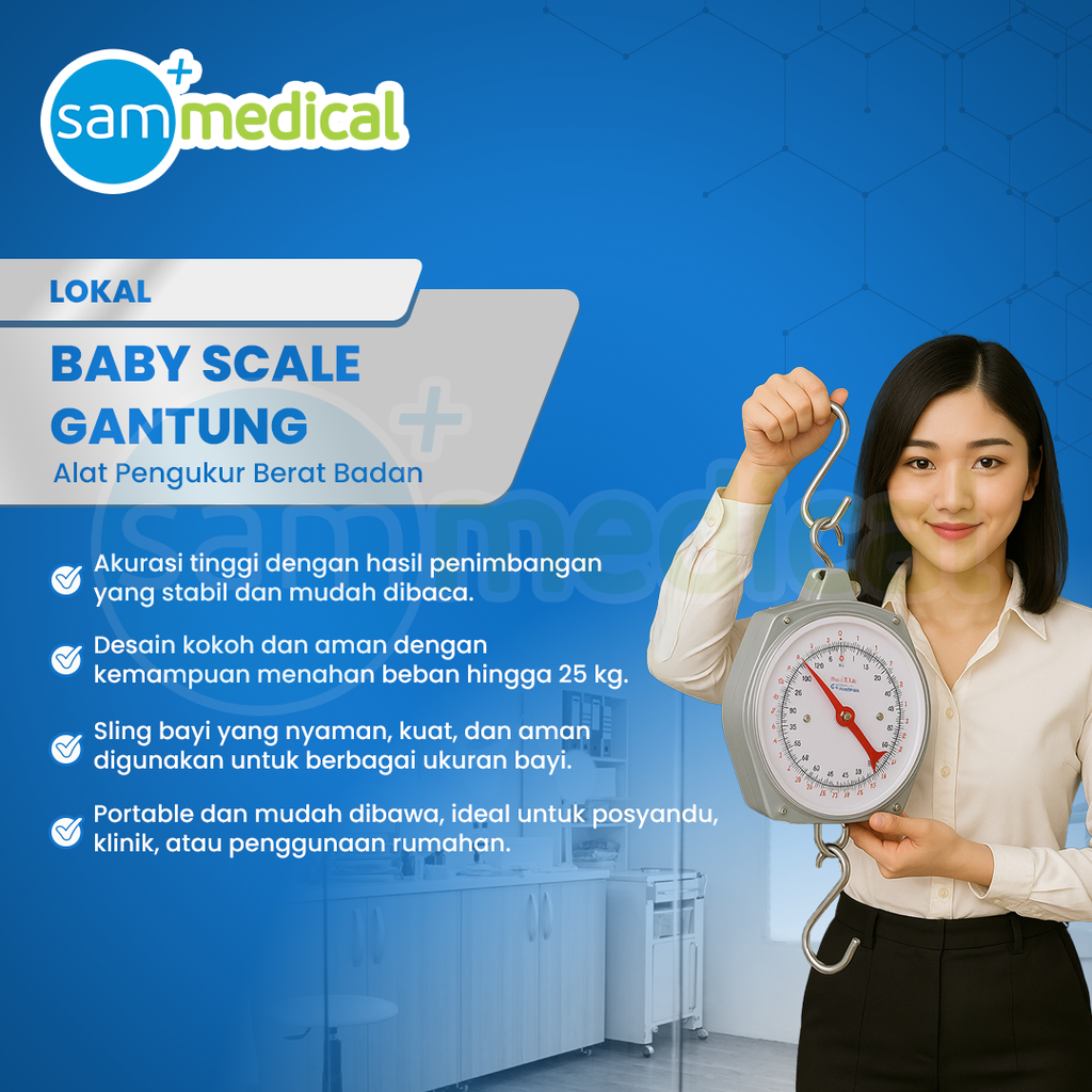 [00120152494] Baby Scale Gantung 25kg