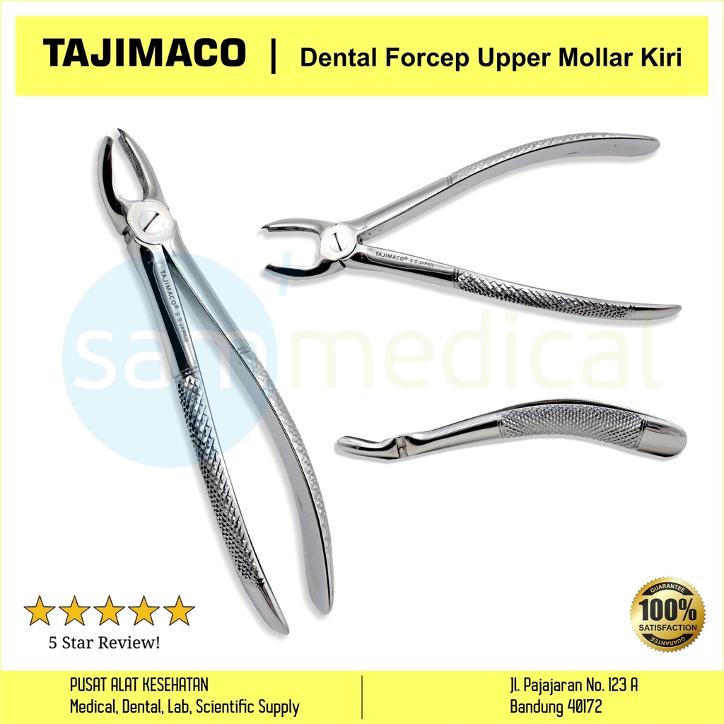 [00720152538] Tajimaco Dental Forcep Upper Mollar Kiri
