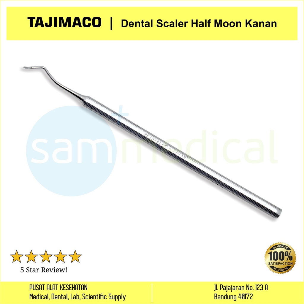 [00720152551] Tajimaco Dental Scaler Half Moon Kanan