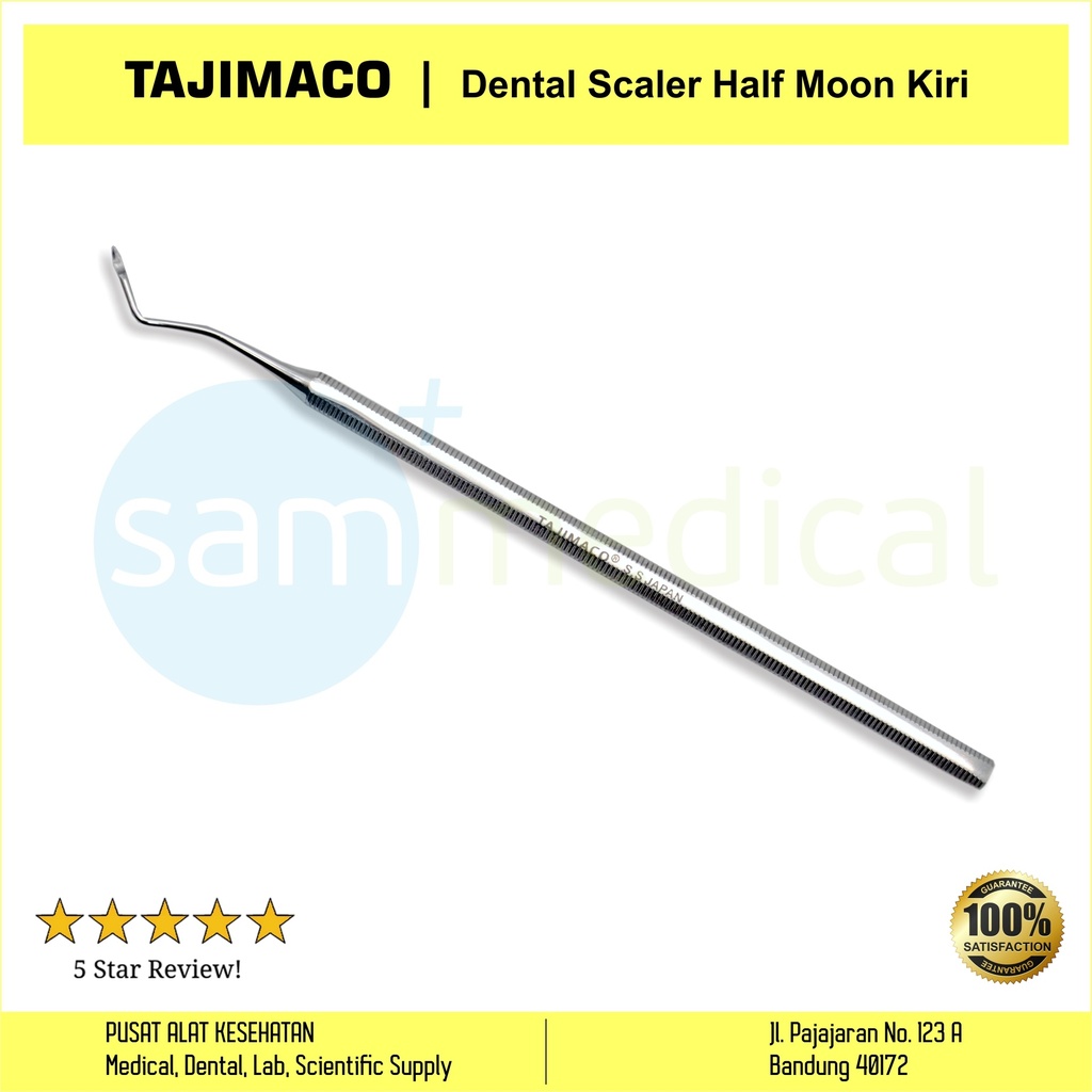 [00720152552] Tajimaco Dental Scaler Half Moon Kiri