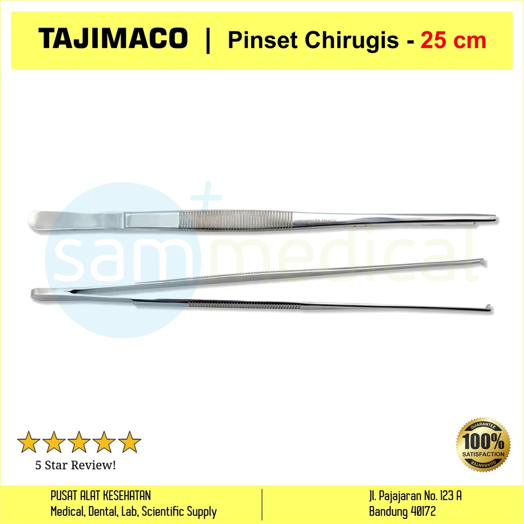 [00120152625] Tajimaco Pinset Chirugis - 25 cm
