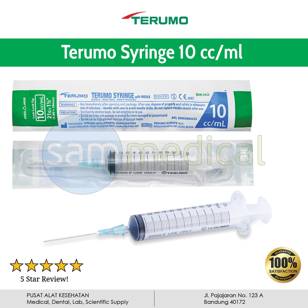 [00120152685] Terumo Spuit 10cc - 21G