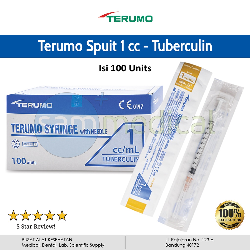 [00120152686] Terumo Spuit 1cc Tuberculin