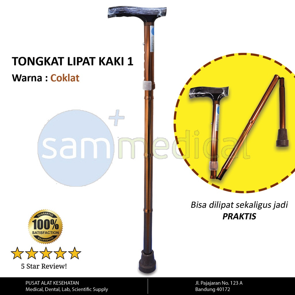 [00120152734] Tongkat Kaki 1 Lipat - FS 927L