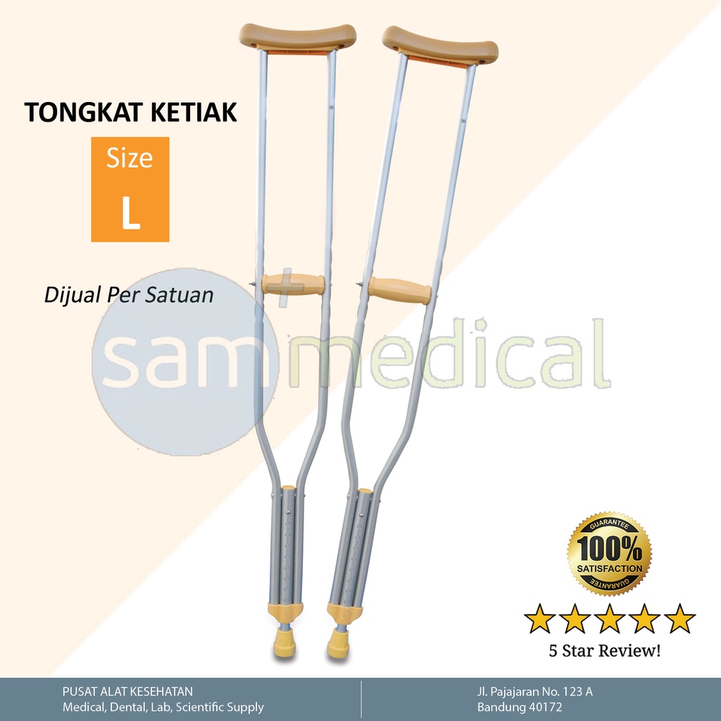 [00120152741] Tongkat Ketiak L @pcs