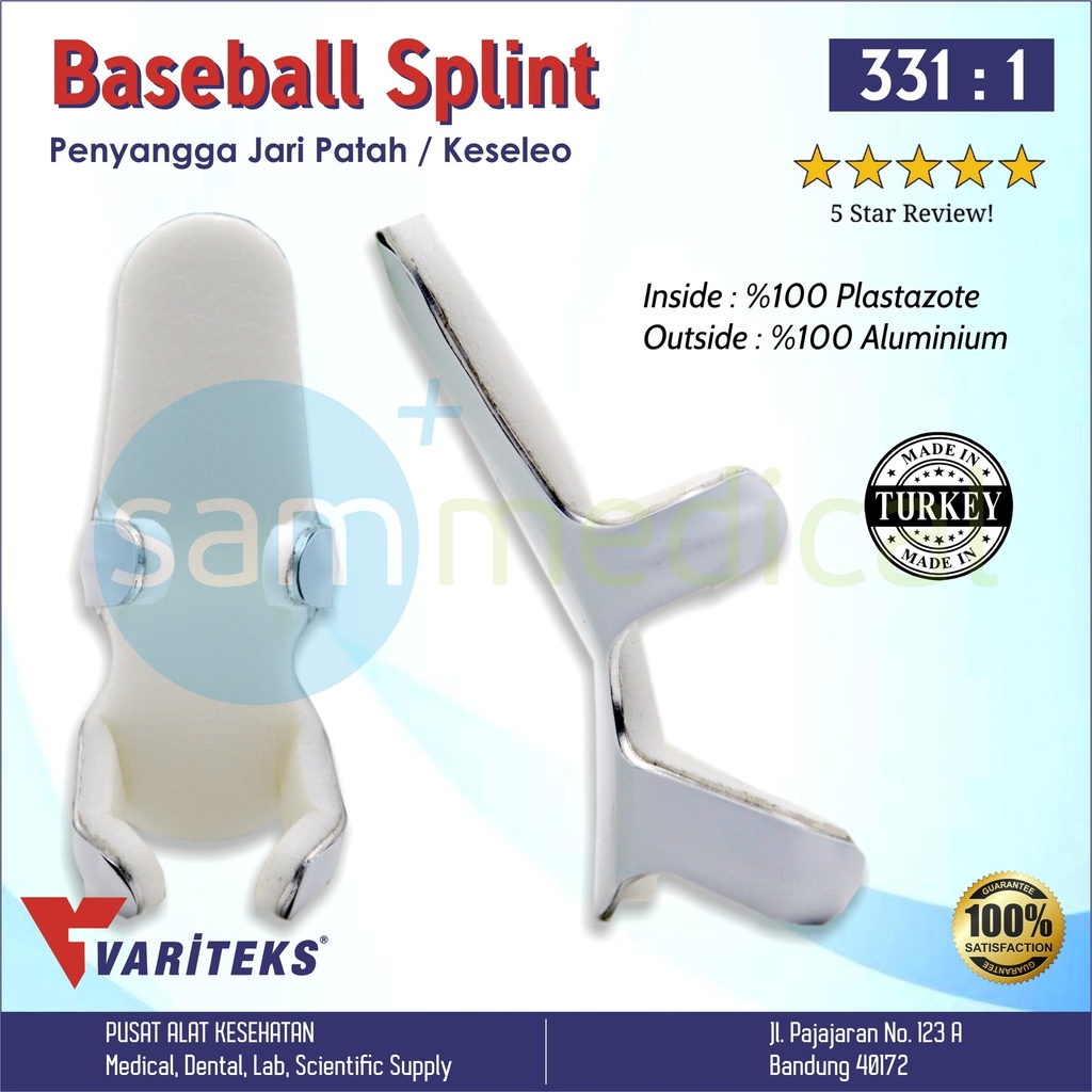 [00120152766] Variteks Baseball Splint No 1 - S VAR 331(1)