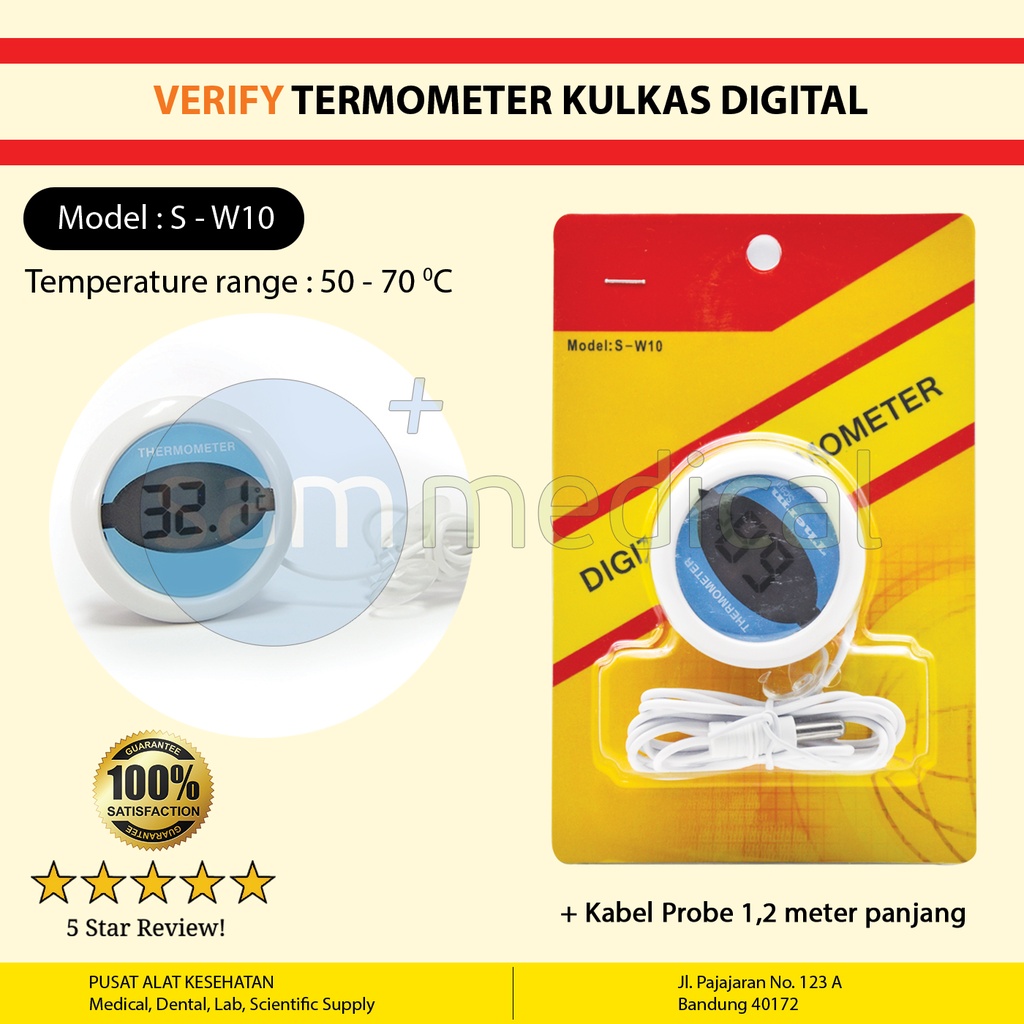 [00120152787] Verify Thermometer Kulkas Digital