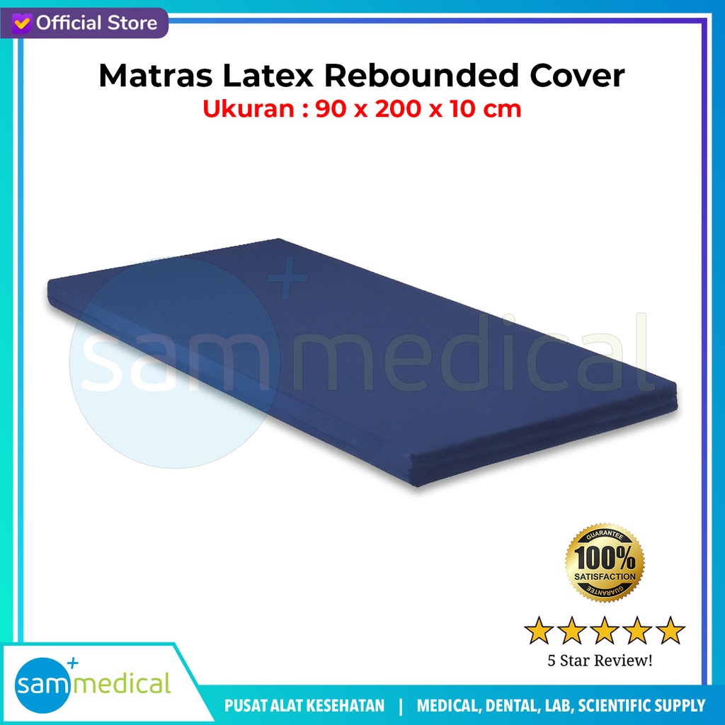Wellness Matras Latex Rebounded Cover - 90x200x10cm