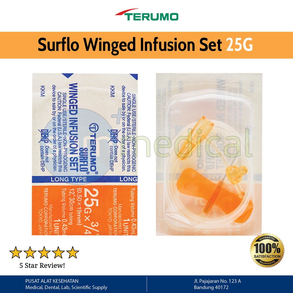 Terumo Surflo Wing Needle 25G x 3/4"
