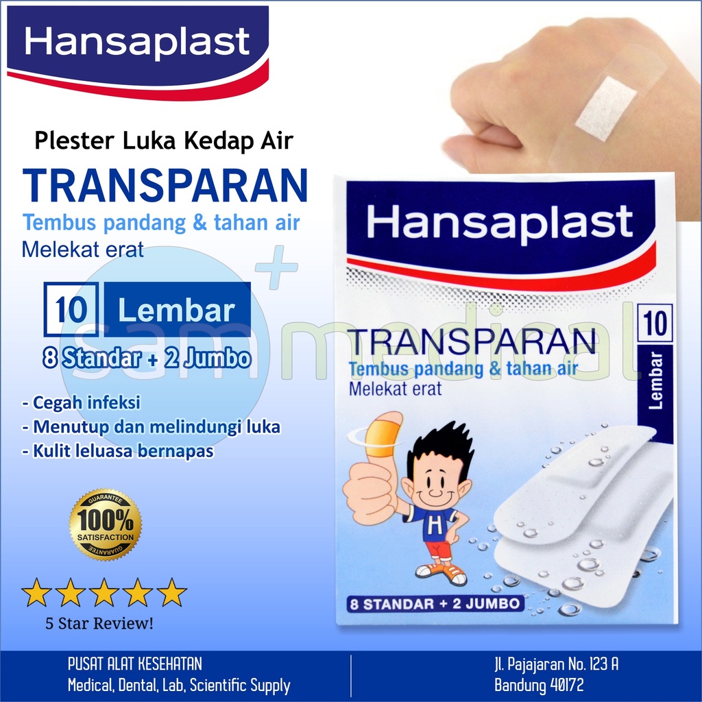 [00120153186] Hansaplast Transparan @10ply