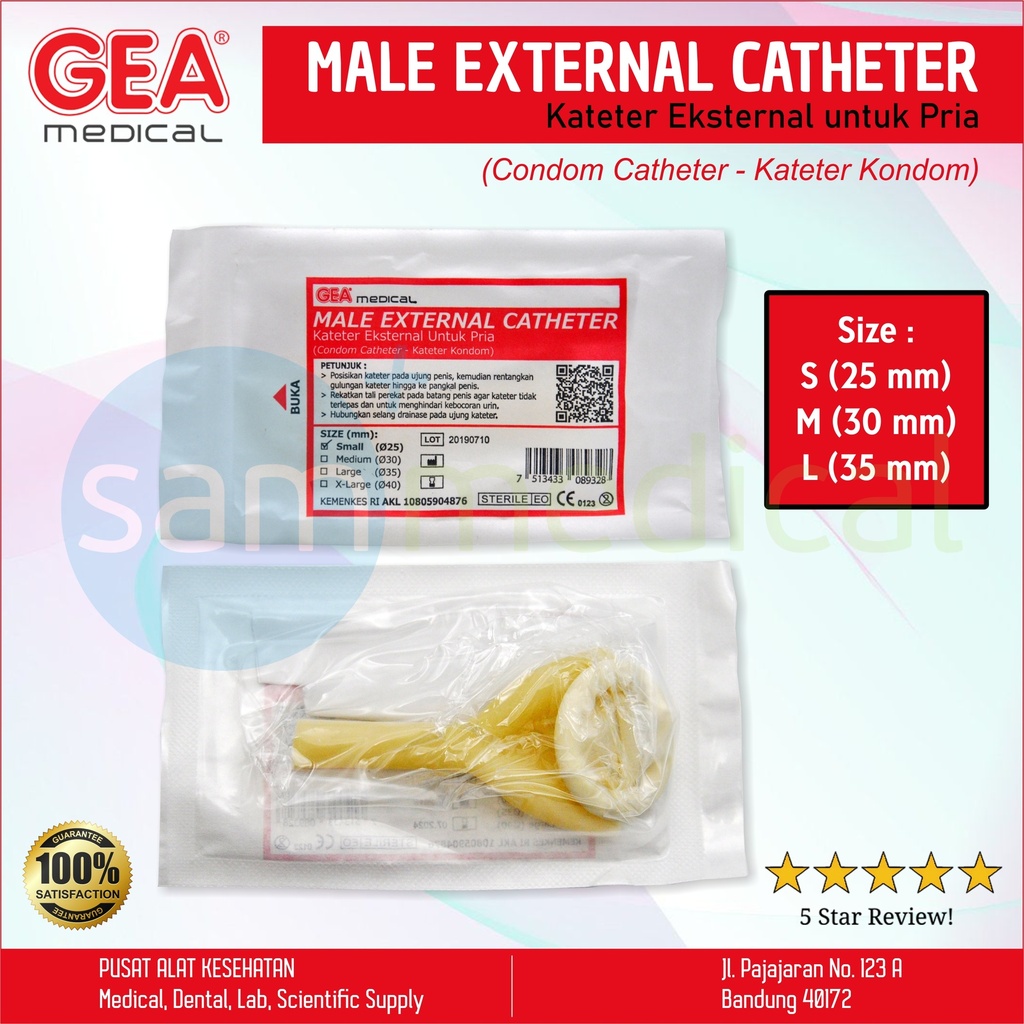 [00120153229] GEA Condom Catheter Size L