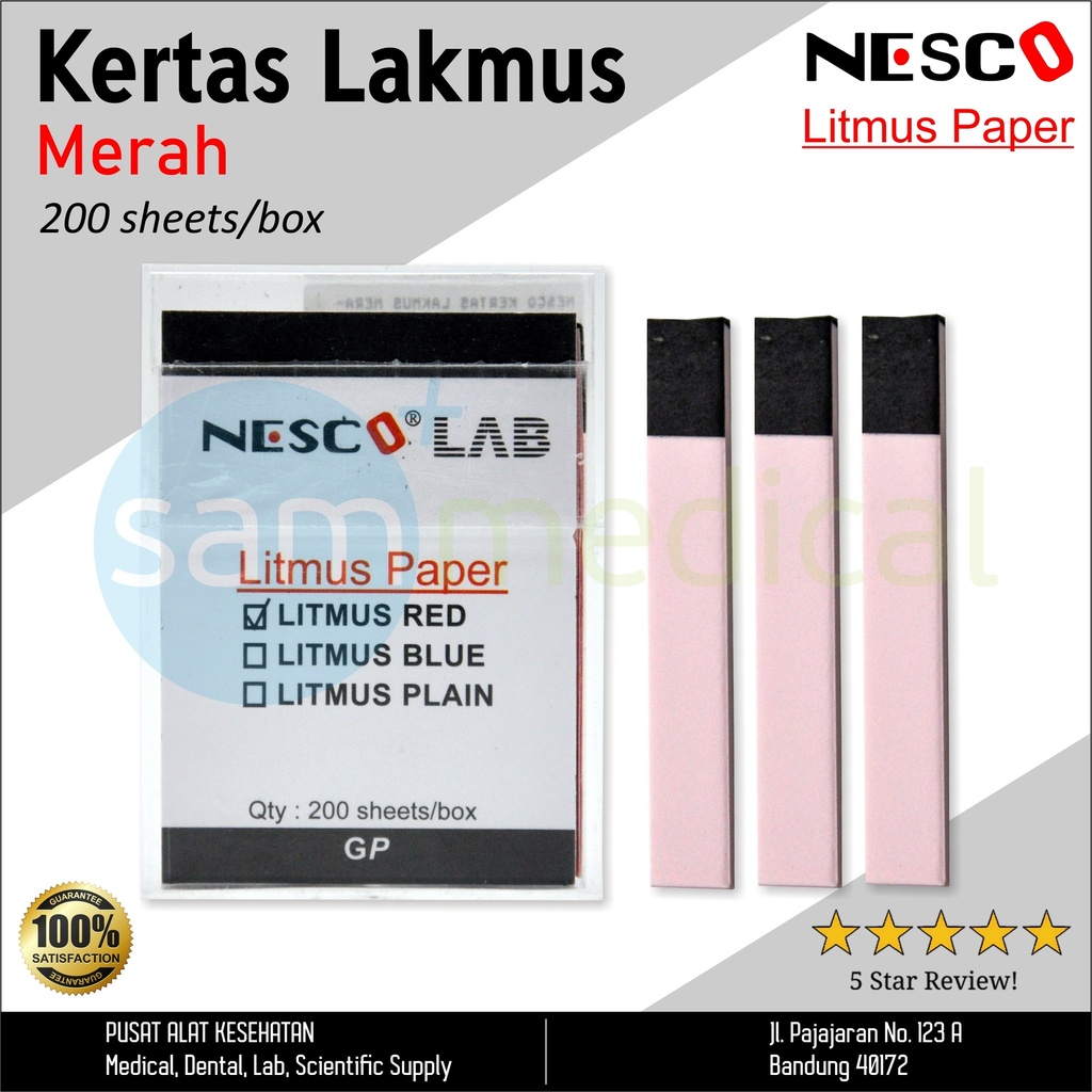 [00120153261] Nesco Kertas Lakmus Merah