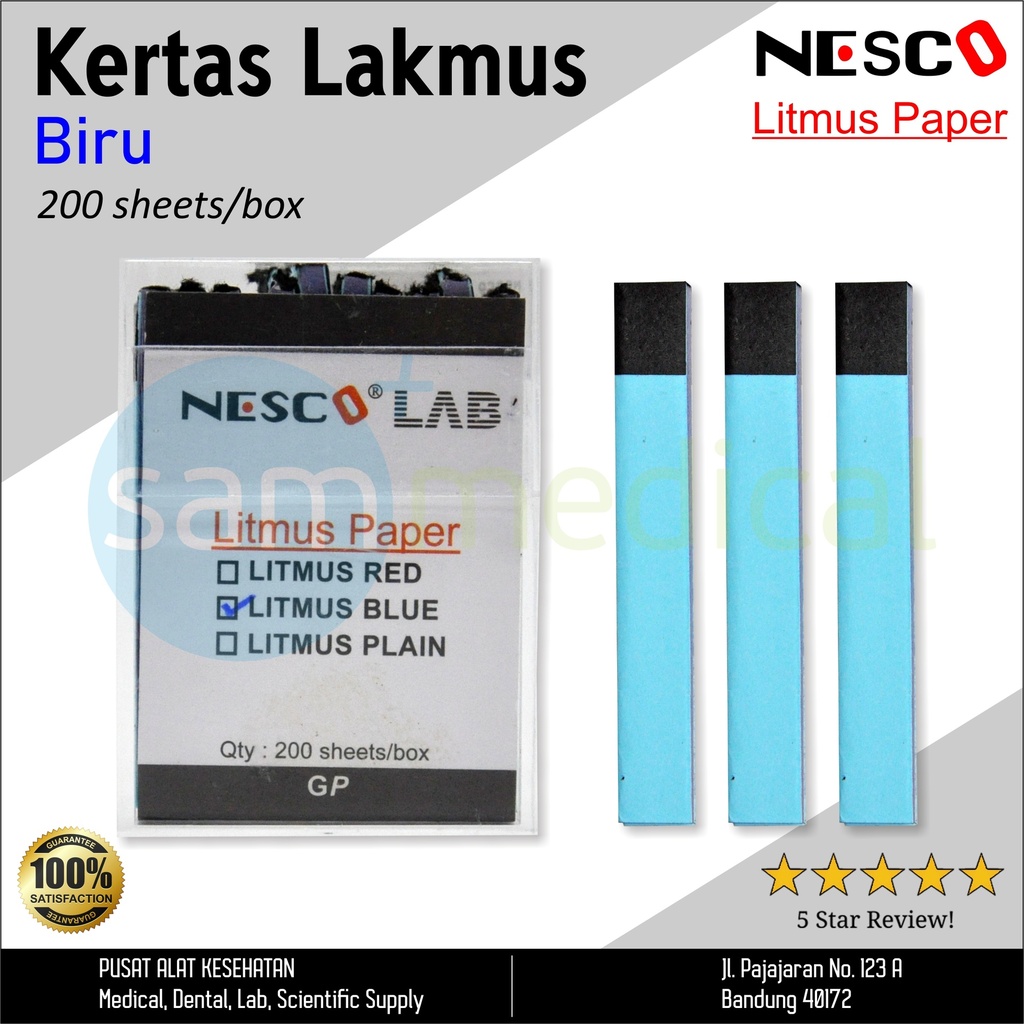 [00120153262] Nesco Kertas Lakmus Biru