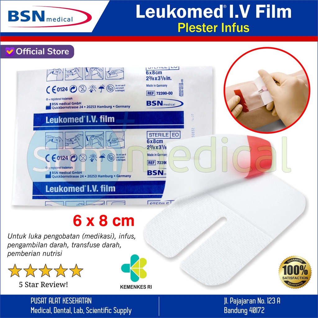 [00120153340] BSN Leukomed IV Film 6x8cm
