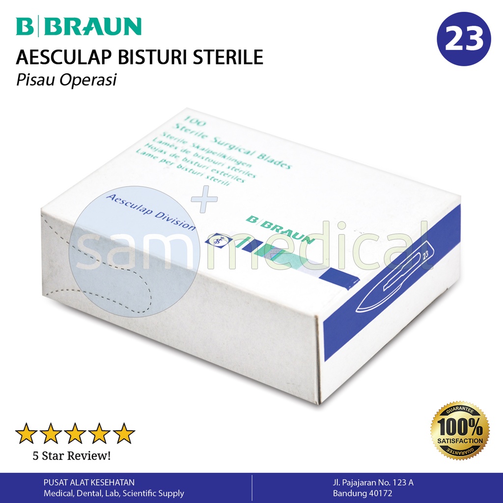 [00120153420] B Braun Aesculap Bisturi Steril No 23