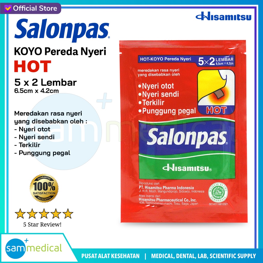 [00220153522] Salonpas Koyo Hot@10 Lembar