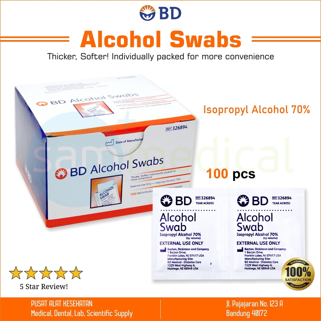 [00120153584] BD Alkohol Swab @100pcs