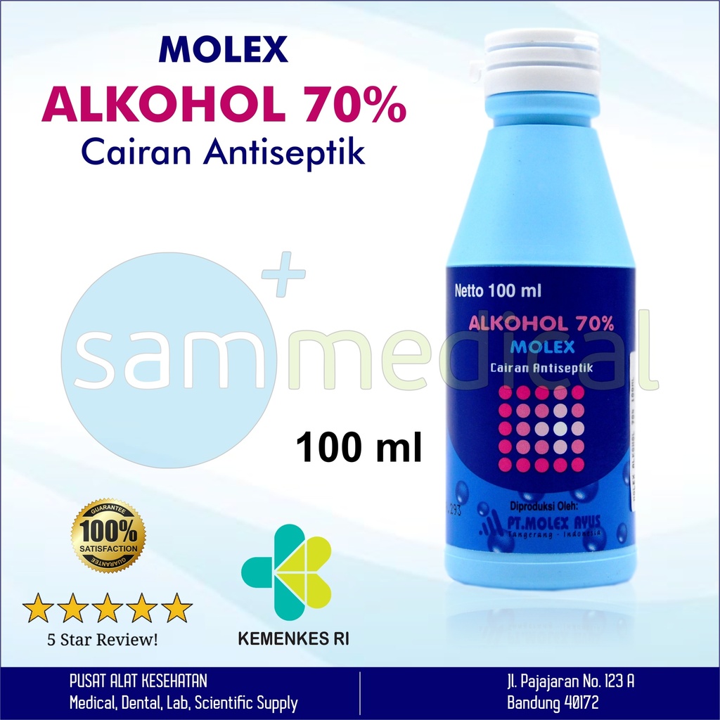 Molex Alkohol 70% 100ml