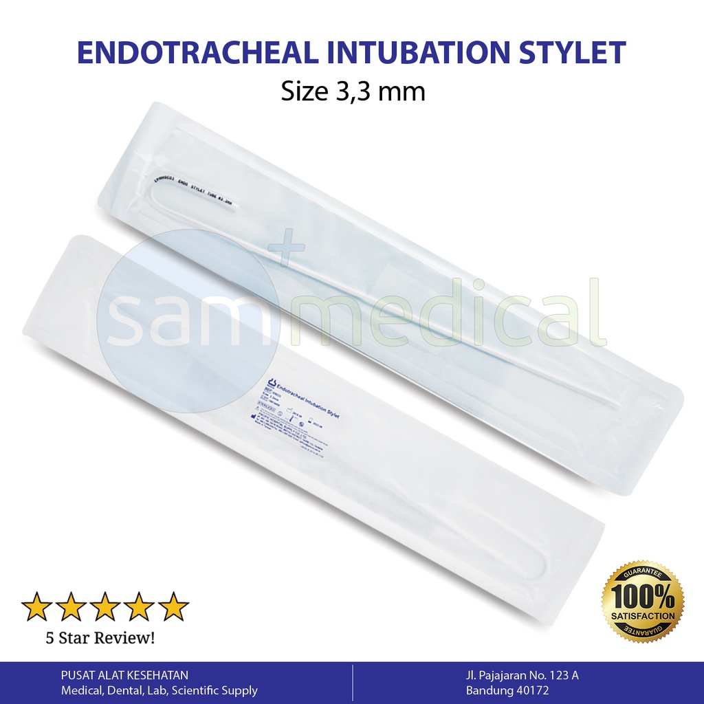 Pahsco Endo Stylet ETT Anak - 3.3mm 