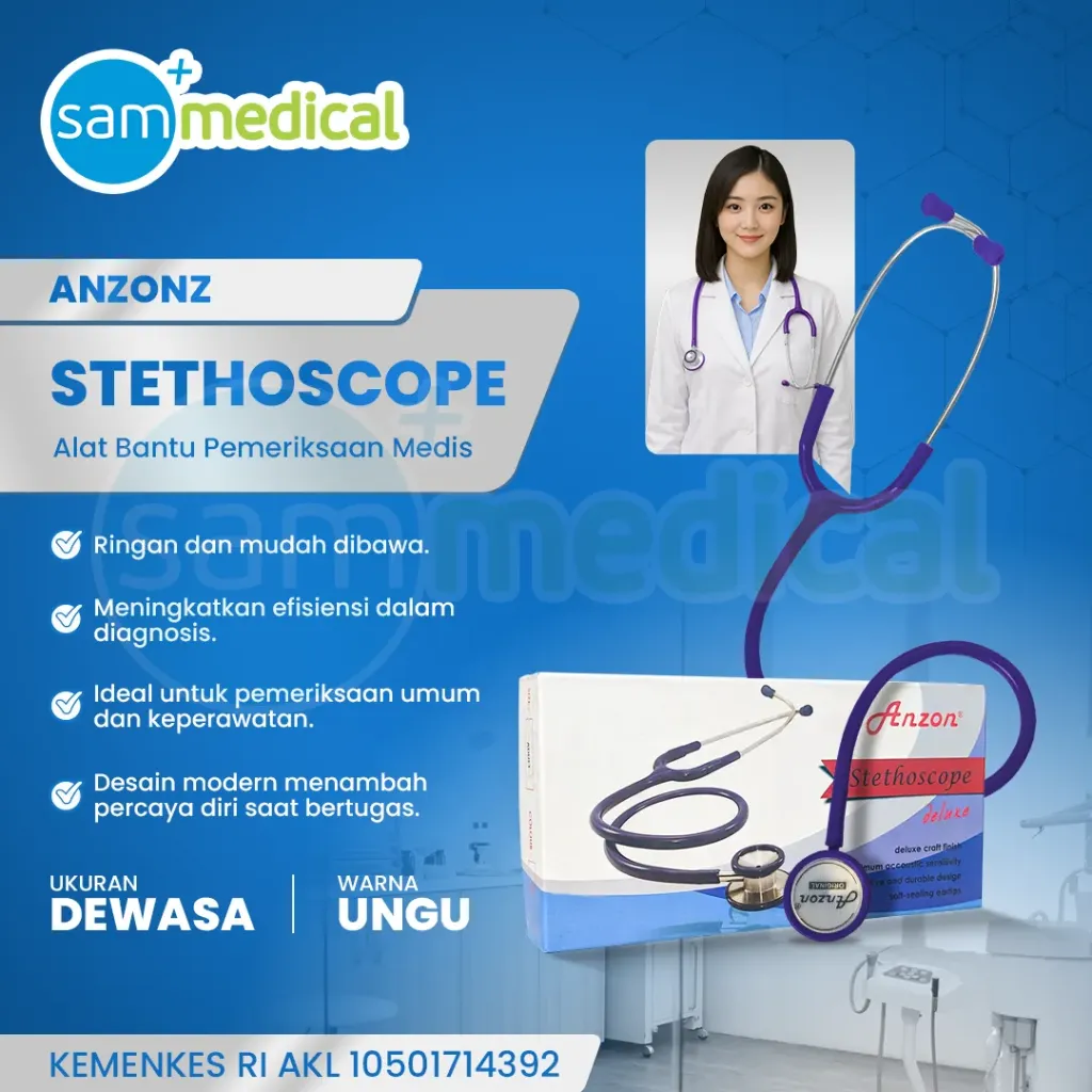 Anzon Stethoscope Dewasa - Deluxe