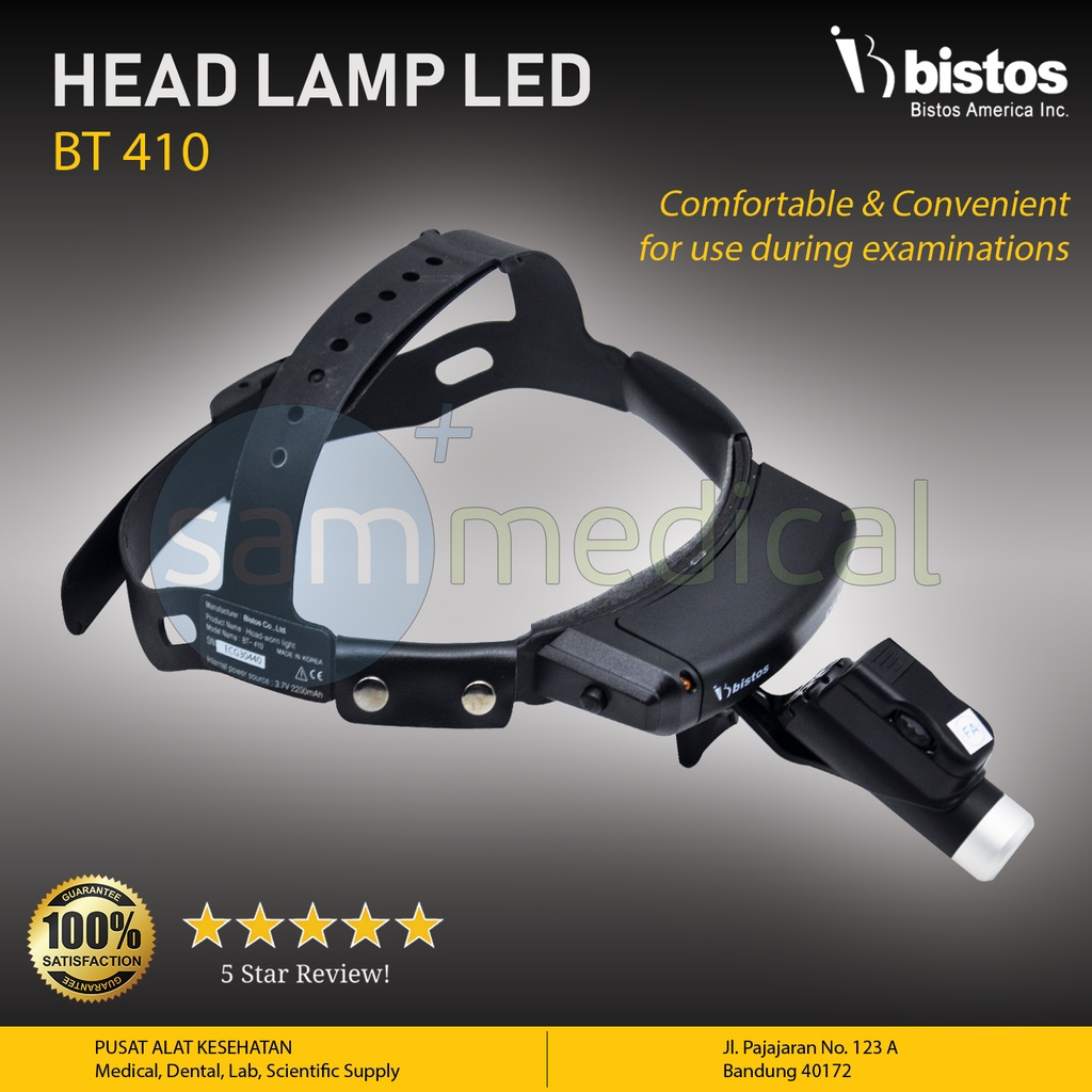 [00120153658] Bistos Head Lamp BT 410 LED 