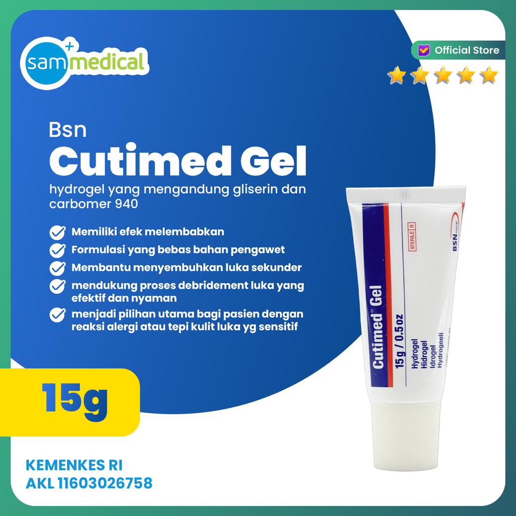 [00120153737] BSN Cutimed Gel 15gr