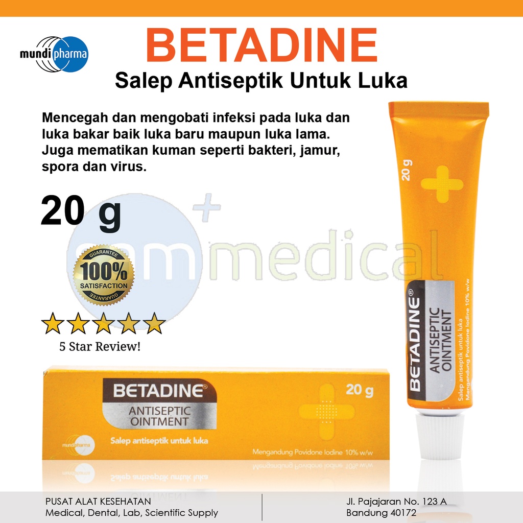[00120153762] Betadine Oinment 20gr