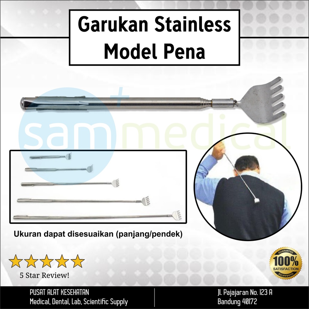 Garukan Fleksibel Stainless Model Pena