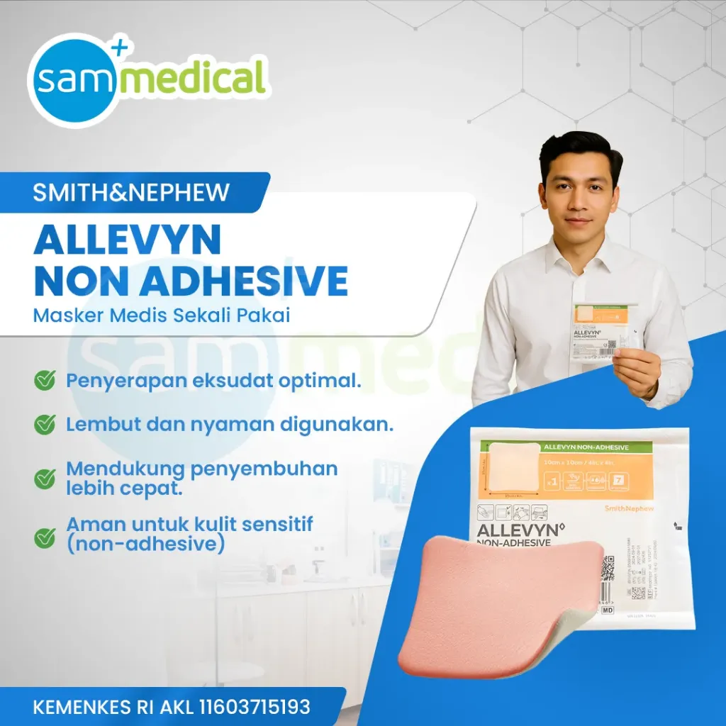 [00120153784] Smith&Nephew Allevyn Non Adhesive 10x20cm 