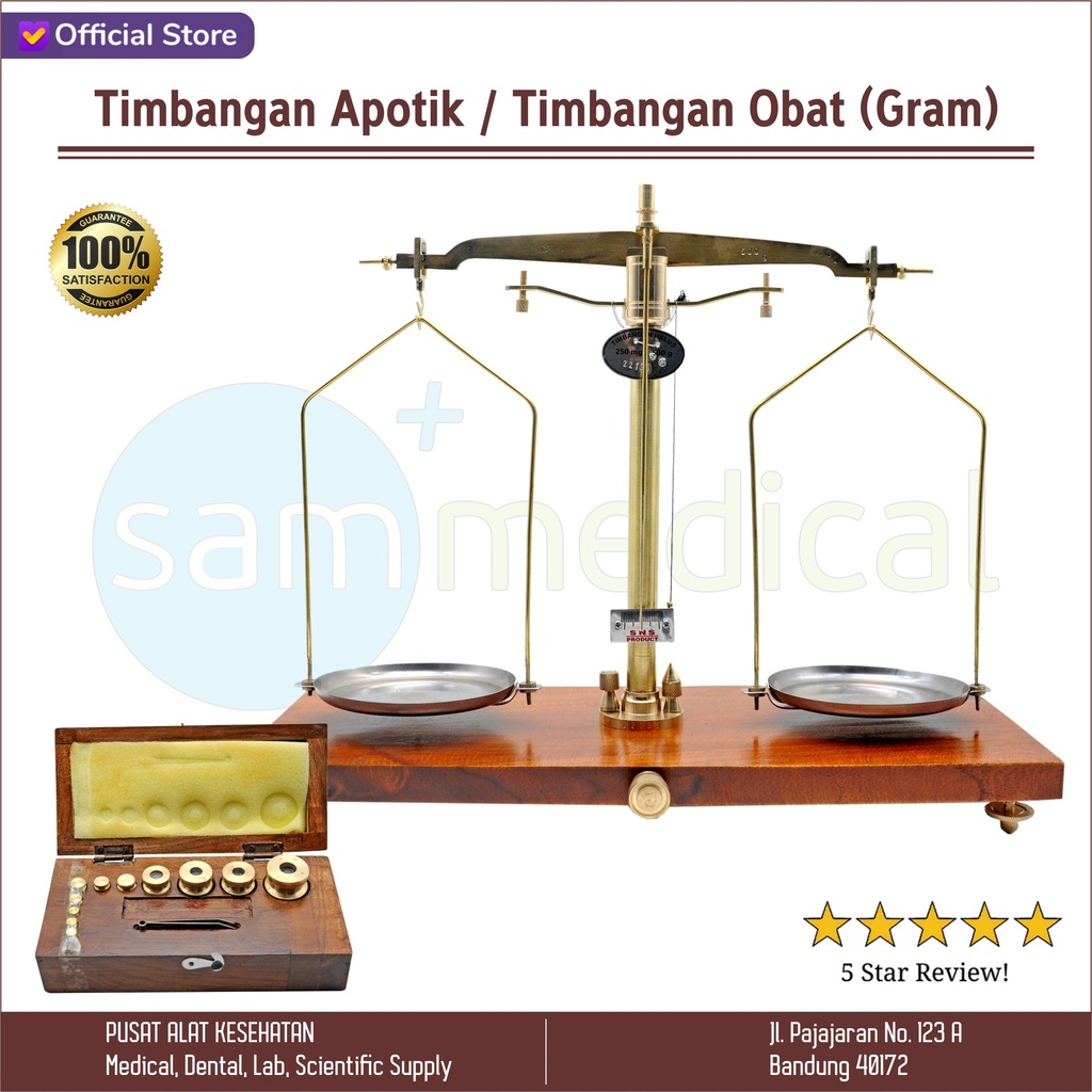 [00120153885] Timbangan Apotik - Gram