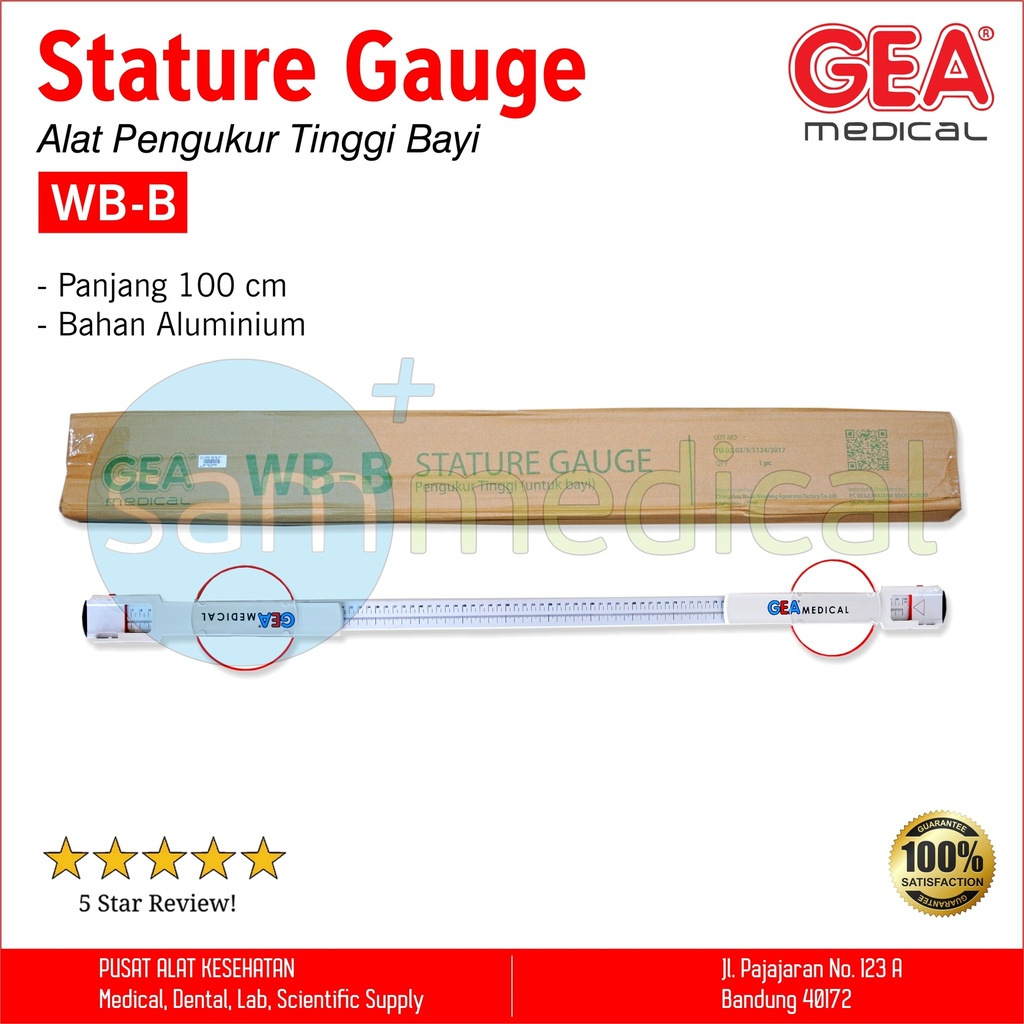 [00120153898] GEA Ukuran Panjang Bayi Alluminium Type WB-B