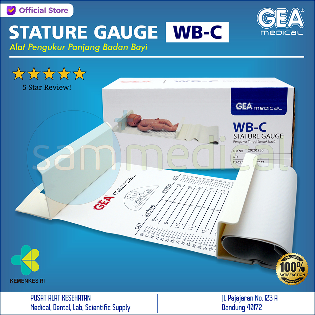 GEA Ukuran Tinggi Bayi Horizontal WB-C