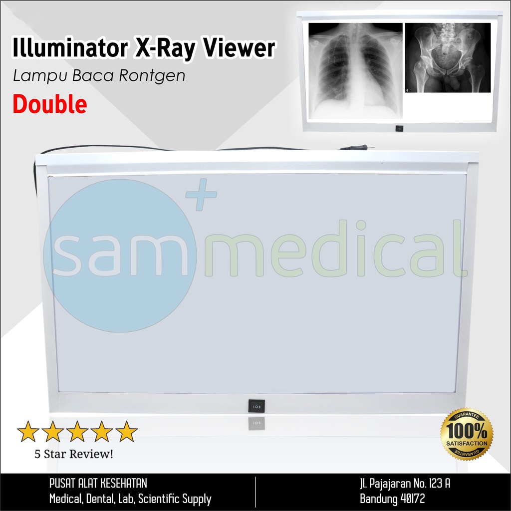 Lokal Lampu Illuminator X-Ray Viewer - Double 
