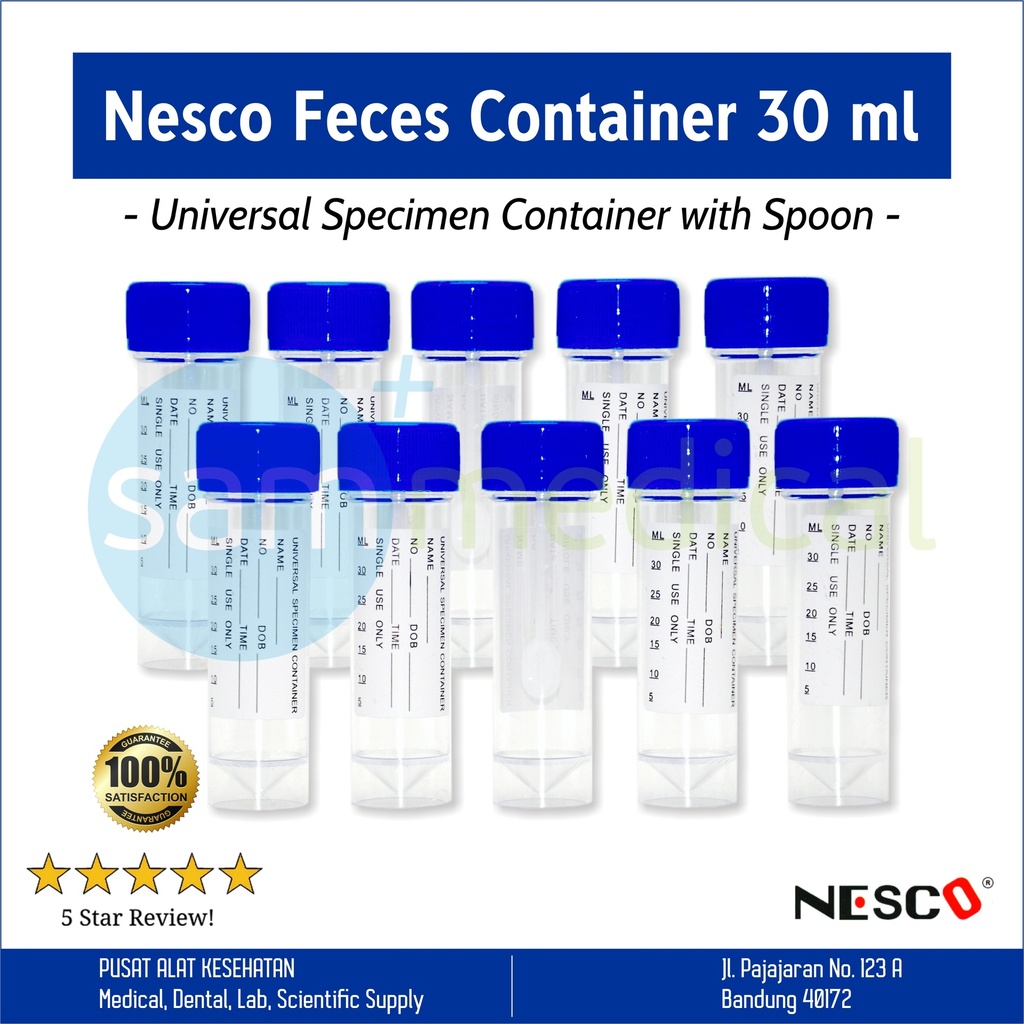 [00120153989] Nesco Feces Container 30ml