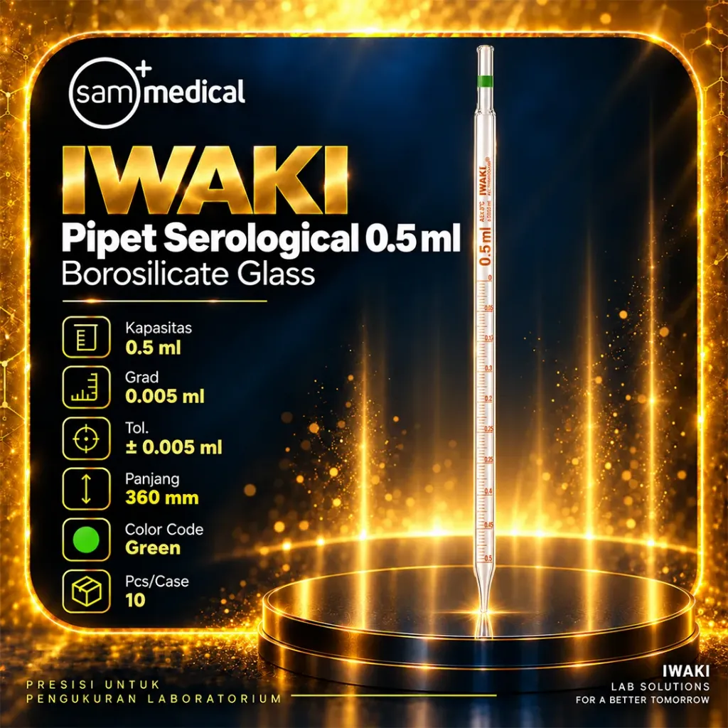 Iwaki Pipet Serological 0.5ml(7025-0.5-C)