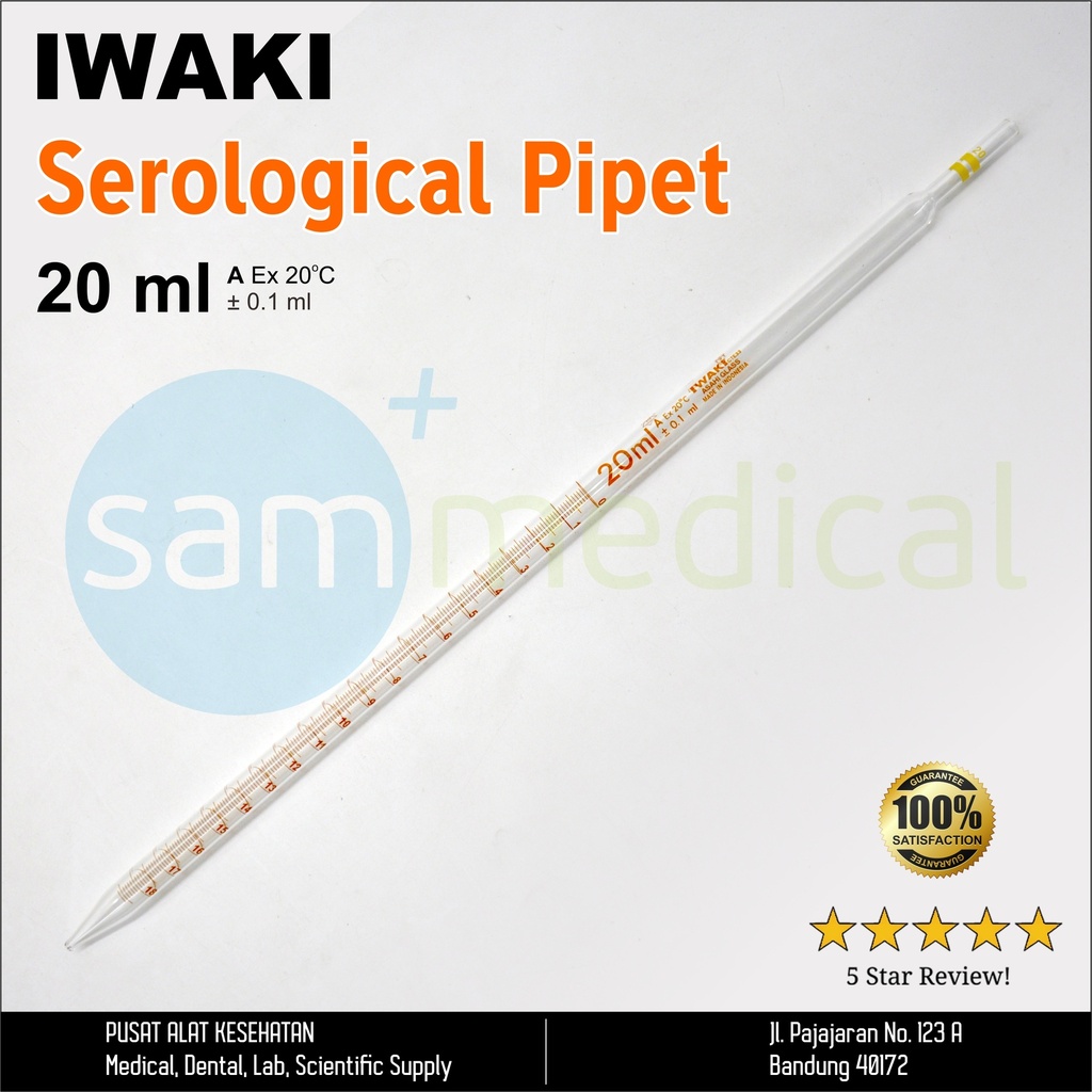 [00320153646] Iwaki Pipet Serological 20ml(7025-20-C)
