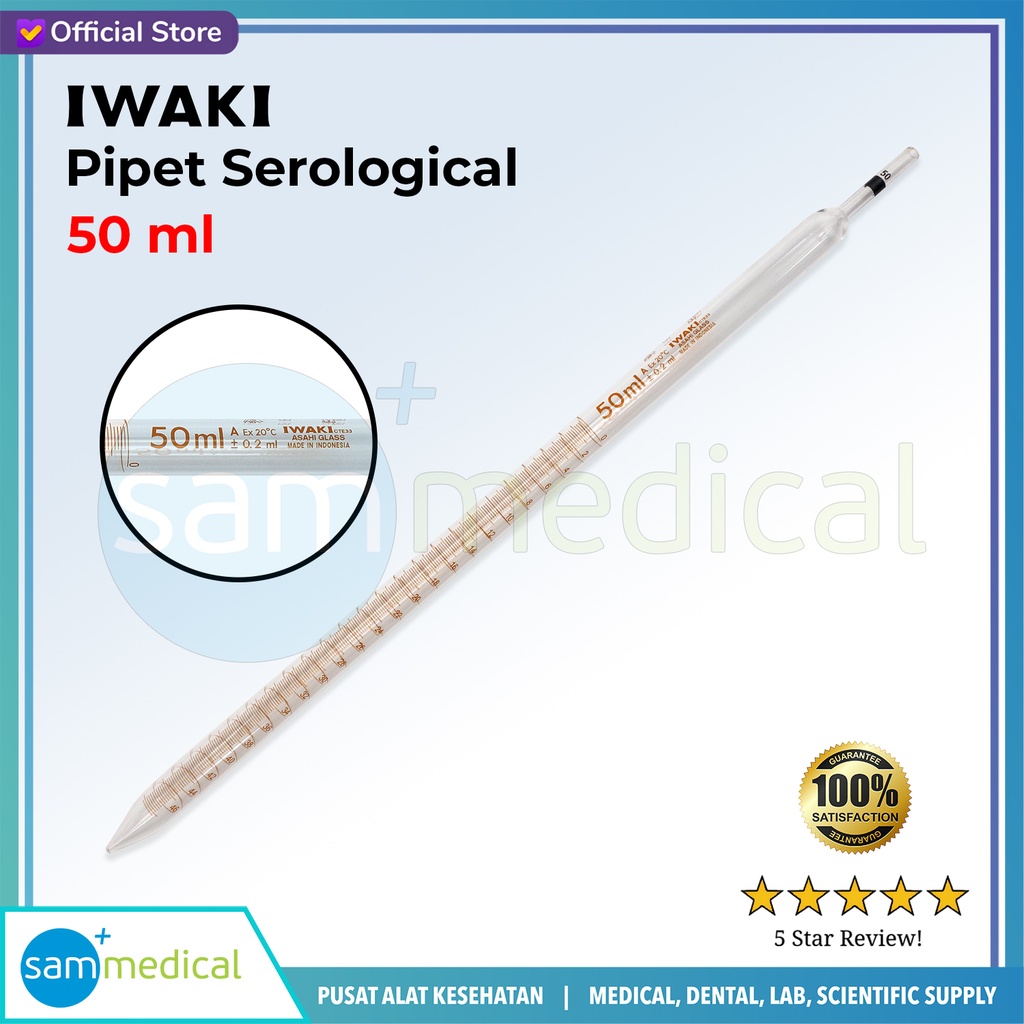[00320153647] Iwaki Pipet Serological 50ml(7025-50-C)