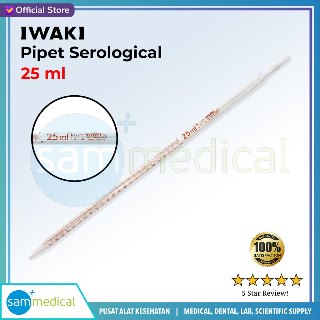 [00320153648] Iwaki Pipet Serological 25ml(7025-25-C)