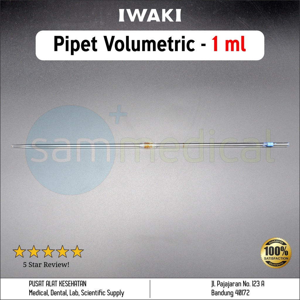 [00320153650] Iwaki Pipet Volumetric 1ml (7100-1-C )