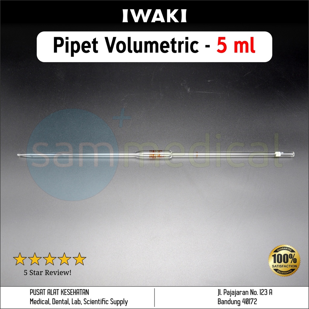 [00320153654] Iwaki Pipet Volumetric 5ml(7100-5-C)