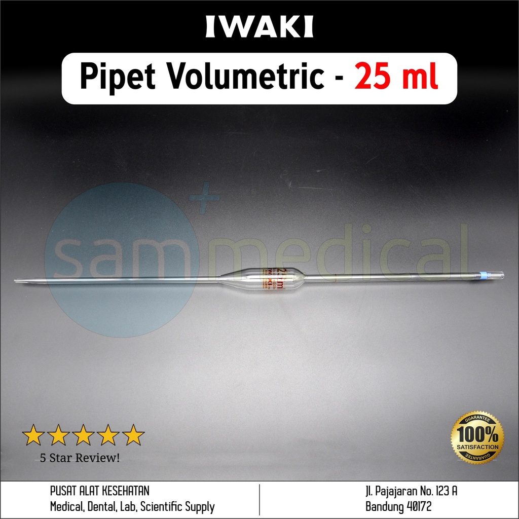 [00320153662] Iwaki Pipet Volumetric 25ml(7100-25-C)