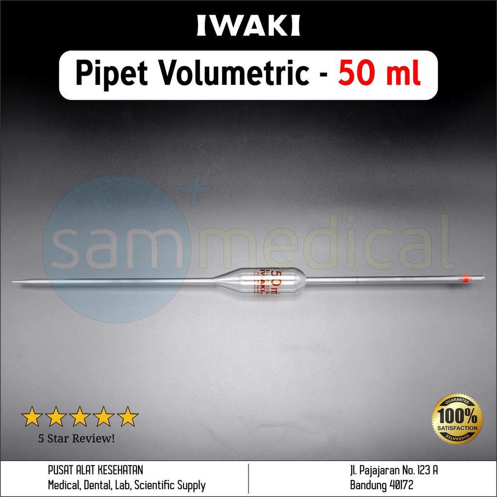 Iwaki Pipet Volumetric 50ml(7100-50-C)