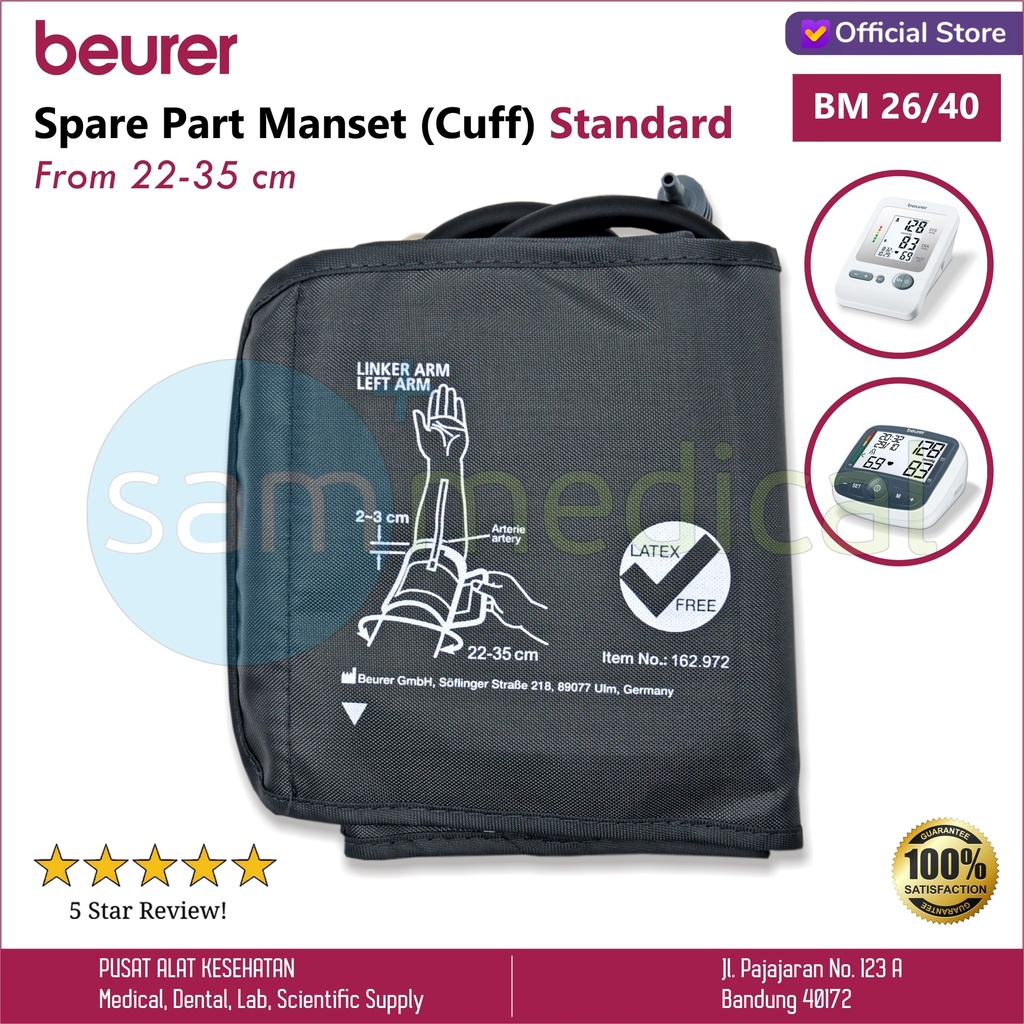 [00120154106] Beurer Spare Part - Manset Standar BM 26