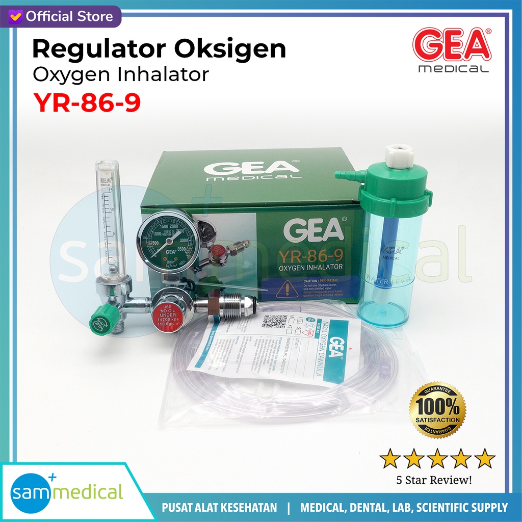 [00120154124] GEA Regulator Oksigen Tabung YR 869