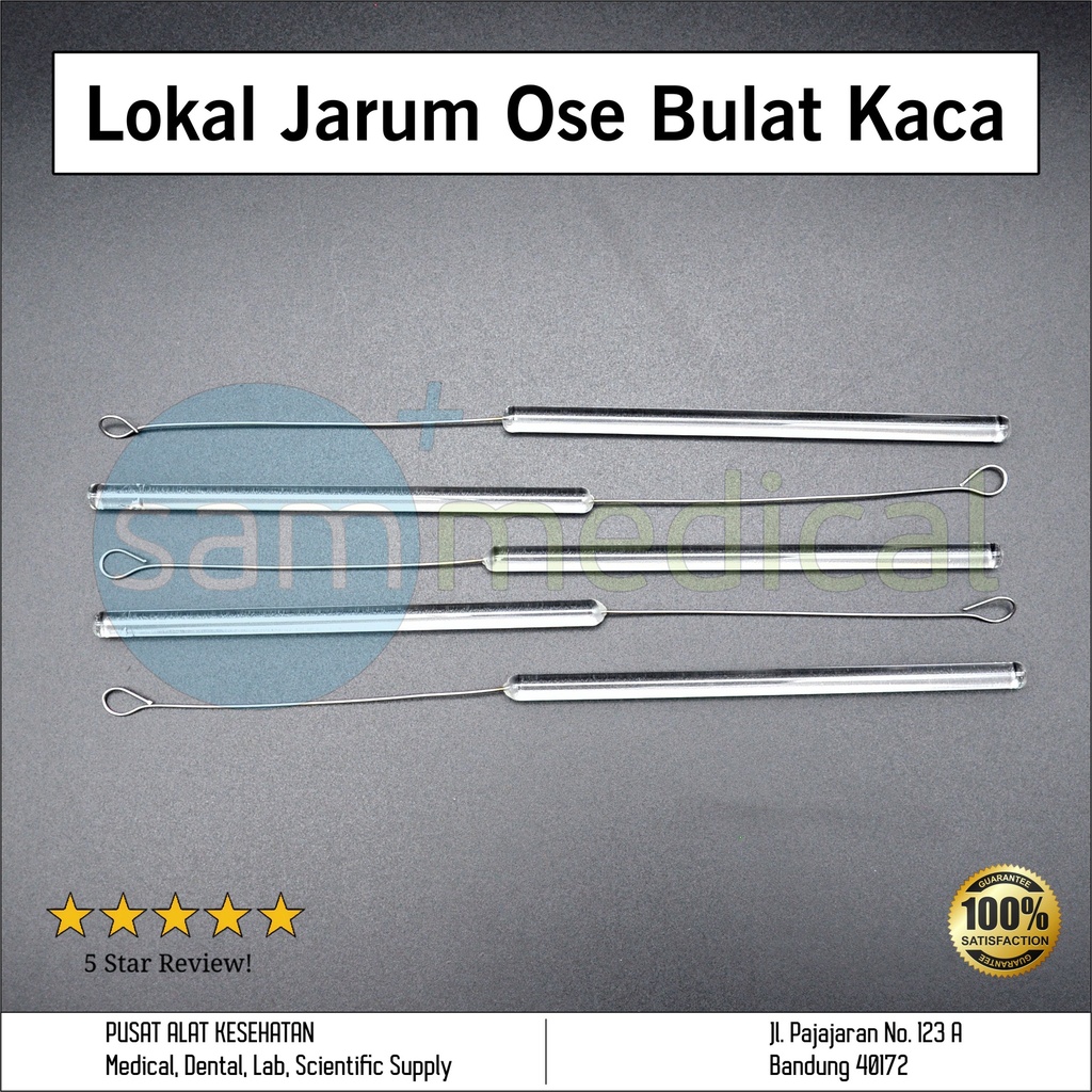 Lokal Jarum Ose Bulat - kaca