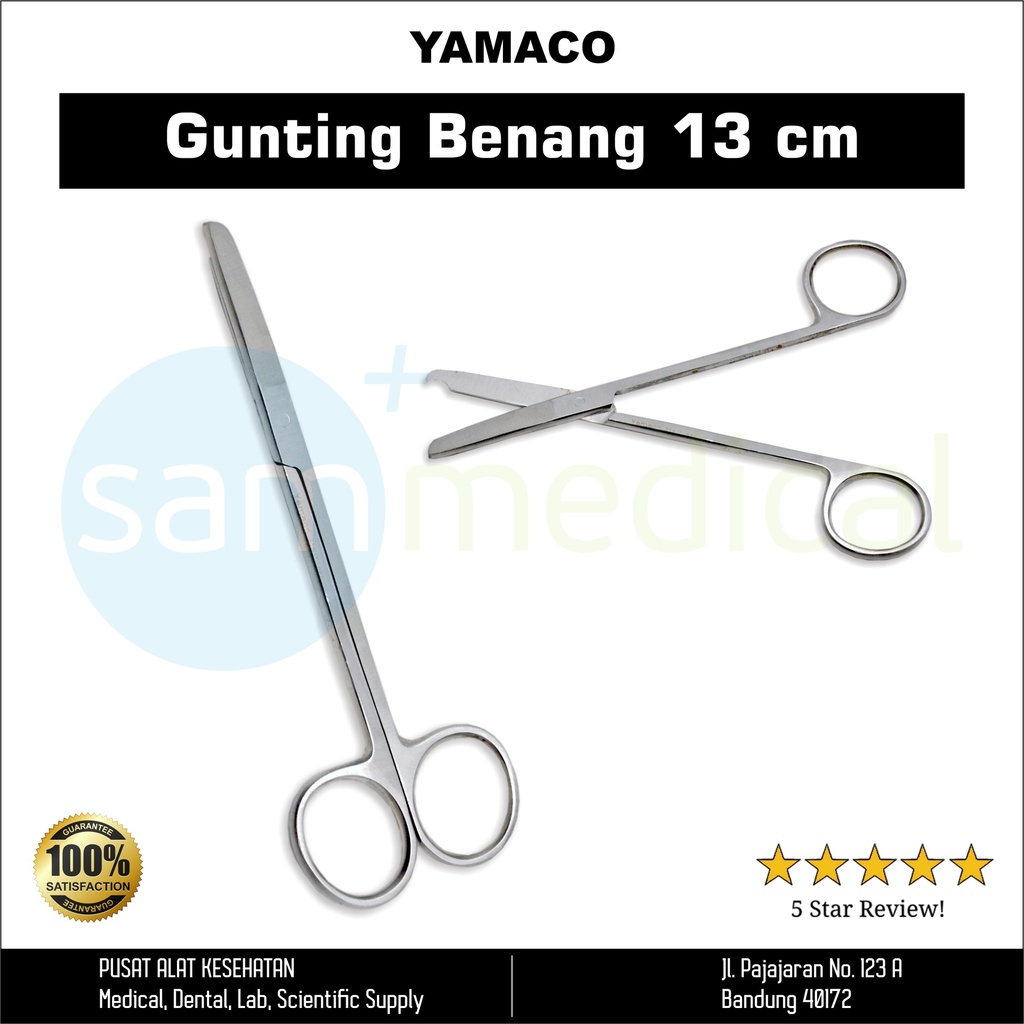 [00120154225] Yamaco Gunting Benang 13cm YMC-324