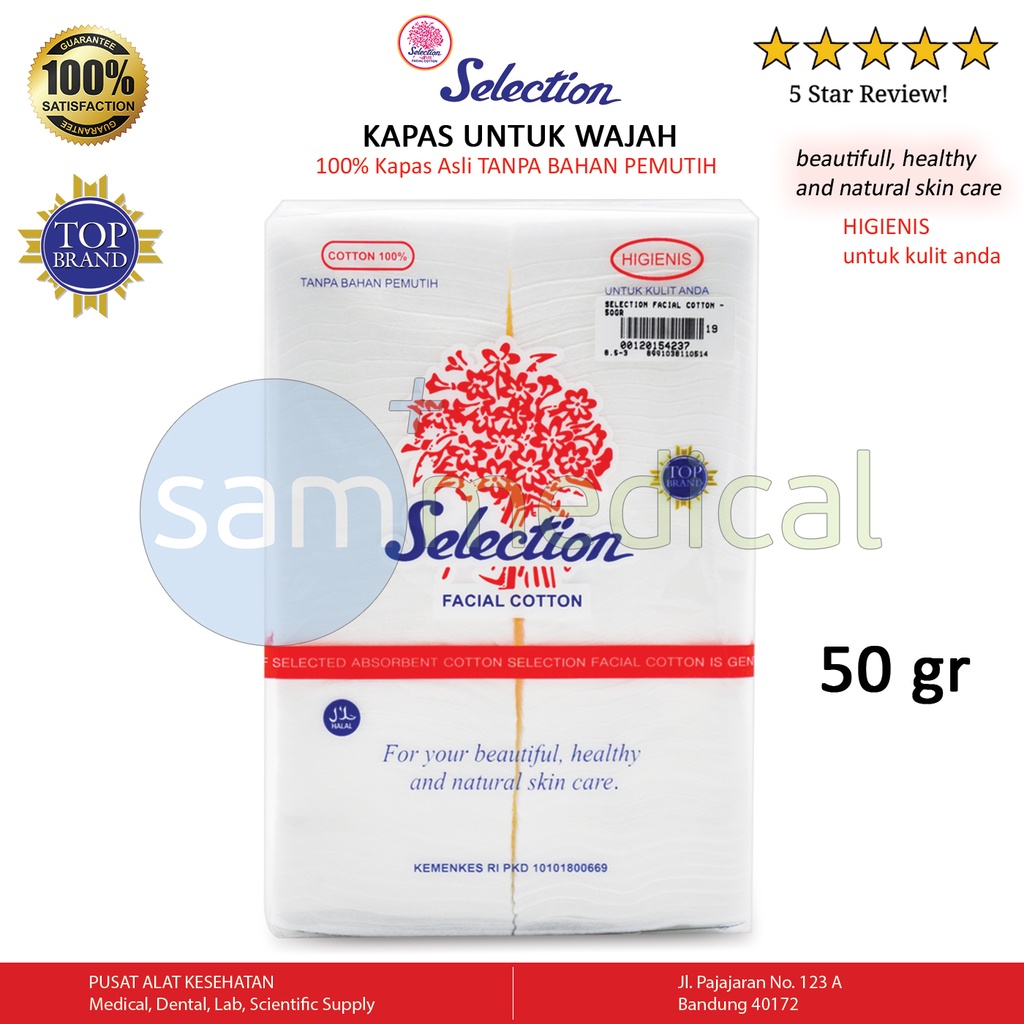 [00120154237] Selection Facial Cotton 50gr